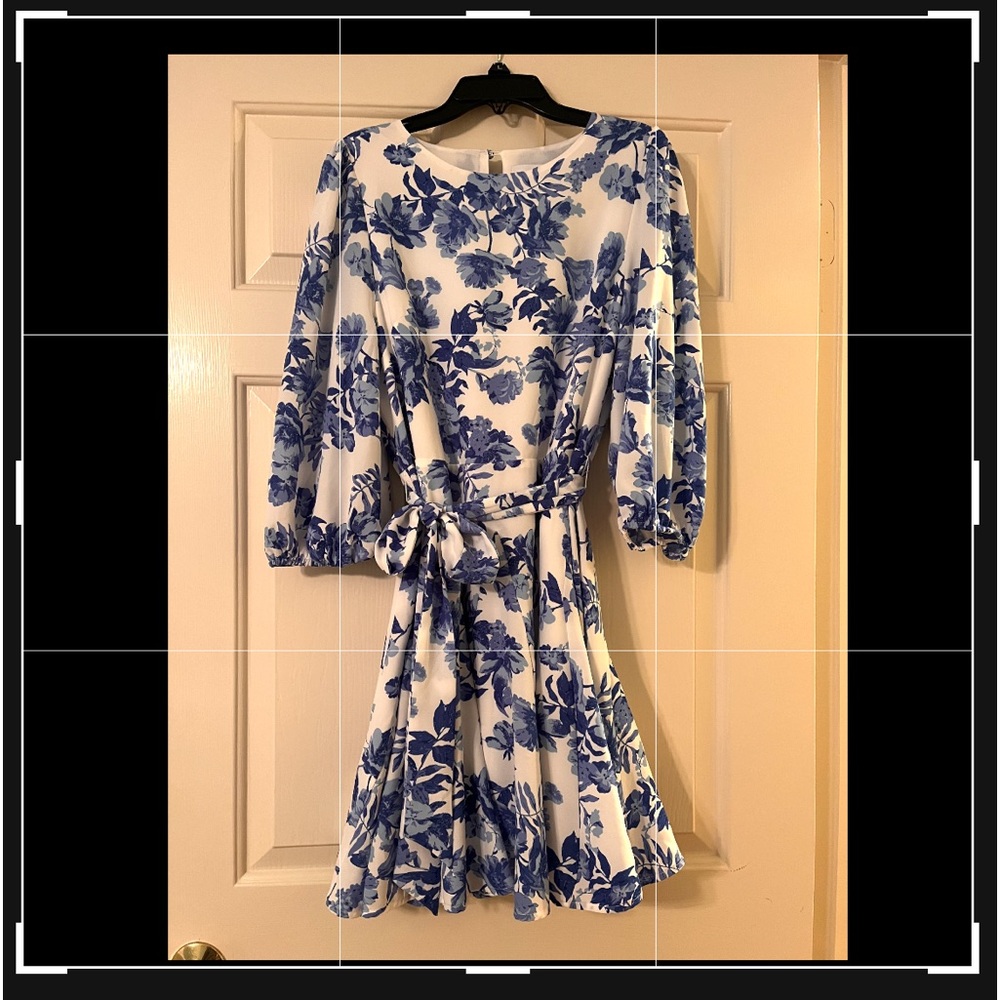 Blue and white Sugarlips mini dress